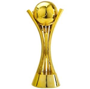 New Club World Trophy Soccer Résine Crafts Cup Fans de football pour collections et souvenirs Taille 41,5 cm
