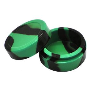 Nouveau coloré antiadhésif 25ML conteneurs de cire boîte en silicone pots outil de stockage pot porte-huile boîtes à pilules narguilé accessoires pour fumer DHL gratuit