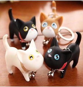 NOUVEAU MIGNE MEOW CAT Doll Key Chain Pu Lovers Styles Souvenirs Wedding Keychains Gift Key Key Ring 5PCSLOT8048566