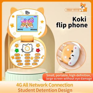 Nuevo teléfono móvil lindo Mini de dibujos animados, el mejor regalo para su hijo, Flip Cartoon Kids, Dual Sim, 2G GSM, teclado, botón, reproductor MP3, teléfono móvil desbloqueado