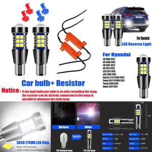 Nouvelles lumières décoratives 2x LED Reverse Light 921 Bulbe W16W T15 Canbus pour Hyundai Solaris Tucson I10 I20 I30 I40 IX20 IX35 SANTA FE 2 3 4 SONATA 5 6 7 8