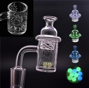 Nuevo diseñador Quartz Banger Nail con Spinning Carb Cap y Terp Pearl Female Male 10mm 14mm 18mm para Dab Rig Bong accesorios para fumar