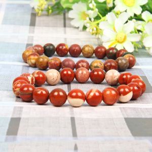 Nouveau Design 10 MM Bracelet En Pierre Naturelle Hommes En Gros 10 pcslot Bracelet Perlé Pour Les Femmes Meilleur Ami Bracelet Bijoux Cadeau