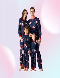 Nouveau design Santa Claus Pajamas Matching Family Christmas Pyjamas Garçons filles Sleepingwear Kids Pyjamas Parents Sleepwear Couples Pyjam3735107