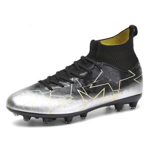 Nuevo diseño, botas de fútbol para hombres y mujeres, botines de fútbol AG TF para jóvenes, zapatos de entrenamiento profesionales de alta calidad, negro, blanco, morado