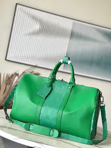 Nouveau designer Green Sports Sacs Duffel Sacs Top Quality Travel Weekender Overnight Bag Cabin Baggage