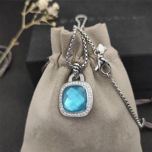 Nueva joyería de diseño para mujer DY collar de corazón exquisitas cadenas de joyería de acero inoxidable para hombres cadena chapada en oro negro hombre colorfast bijoux de lujo zl124 E4