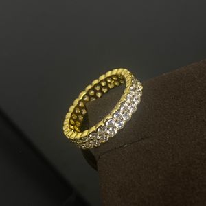 Nuevos anillos de diamantes, anillo de diseñador para mujeres y hombres, anillo de amor de lujo, oro, plata, rosa, diseñadores de joyas brillantes, regalos de anillos para parejas