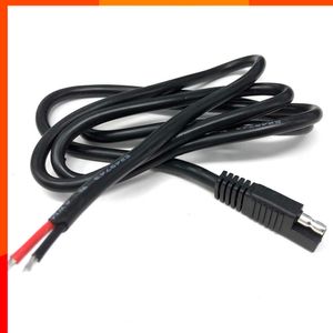 Nouveau bricolage 100 cm SAE connecteur 2 broches cosse câble chargeur de batterie déconnexion rapide SAE rallonge 14AWG pour moto voiture tracteur