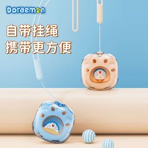 Nouveau Doraemon Cat Claw Tws Cartoon mignon Self atmosphère Light Hanging Corde dans l'oreille Bluetooth Écouteurs