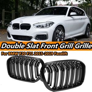 Calandre avant à Double lattes, calandre de protection pour BMW série 1 F20 F21 120i LCI Facelift 2015 – 2019, accessoires de voiture, nouvelle collection