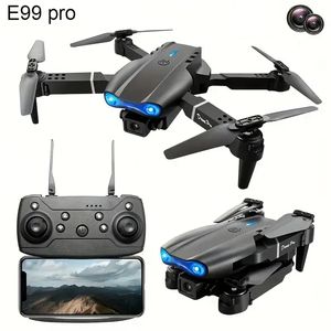 New E99pro Drone With HD Camera, One-key Takeoff And Landing, Altitude Hold, 360° Stunt Rolling, Supports WIFI Connection To Mobile APP, Foldable Design