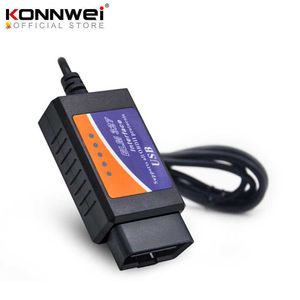 Nouveau ELM327 USB OBD2 FTDI FT232RL Puce OBD II Scanner Automobile pour PC EML 327 V1.5 ODB2 Interface Outil De Diagnostic ELM 327 USB V 1.5