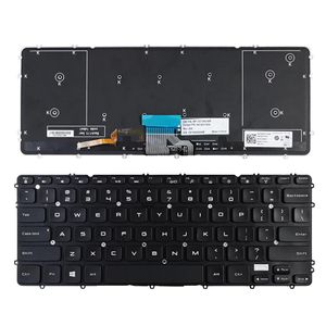 Nuevo teclado de ordenador portátil inglés para Dell Precision M3800 XPS 15 9530 teclado de reparación retroiluminado negro US300h