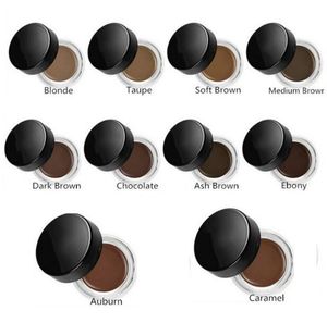 Nouveau sourcil dipbrow pommade rehausseurs de sourcils maquillage sourcil 8 couleurs avec emballage de vente au détail livraison gratuite DHL