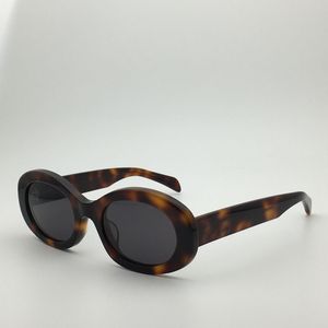 Gafas de sol para diseñadores unisex 40194 Estilo Placa retro anti-ultravioleta Marco ovalado Anteojos especiales Caja aleatoria