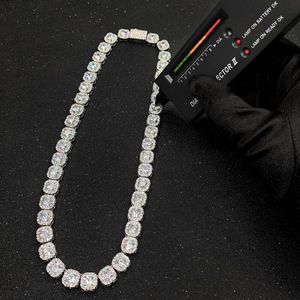 Nouvelle mode 925 collier en argent Sterling coupe de glace diamant Cz pour les femmes