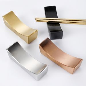 Nueva Moda Soporte de Palillos Chinos Corea Japonesa Palos de Comida Soporte de Resto Metal Reutilizable Cuchillo Cuchara Tenedor Estante dh089
