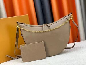 NUEVA moda Classic Loop bolso bolso de cuero de las mujeres bolsos de media luna para mujer crossbody VINTAGE Clutch Tote Hombro en relieve Bolsas de mensajero