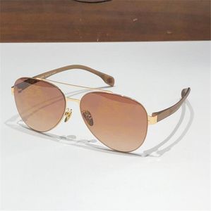 Nuevo diseño de moda gafas de sol piloto 8268 marco de metal sin montura lentes con estampado de dragón estilo retro generoso gafas protectoras UV400 de alta gama para exteriores