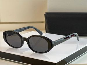 Nouvelles lunettes de soleil design de mode 4S212 Small Oval Frame Fashionable Shape Classic and Polydold Stryme Outdoor UV400 Protection Eaporas