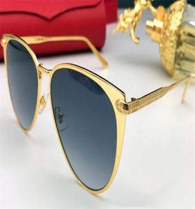 Nuevo diseñador de moda Gafas de sol Womnen 1101 Catming Gat Eyes J Metal Style Estilo simple UV400 UV400 Lens5912276