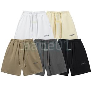 Shorts pour hommes Solid Sports Capris Casual Couple Jogging Pantalon High Street Mens ESS Lettre Imprimer Shorts Femmes Hip Hop Street Shorts