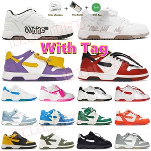 Nouvelle mode Out of Office Sneakers Hommes Femmes Marque de luxe OG Original OFF Chaussures pour la marche Low Tops Blanc Noir Rouge Violet Jaune Plate-forme Chaussure DHgate Formateurs