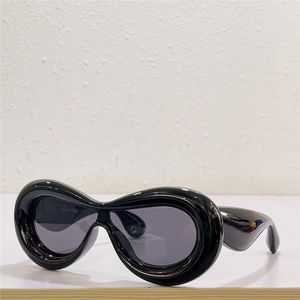 Nouvelles lunettes de soleil de mode 40099 couleur de conception spéciale cadre de forme de masque gonflé style avant-gardiste fou intéressant avec étui