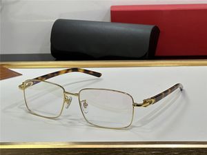 Nouvelles montures de lunettes de soleil de mode Vintage pour femmes hommes hommes conception de lunettes carré lentille de prescription anti-allergique support de miroir cadre de lunettes de soleil livré avec étui