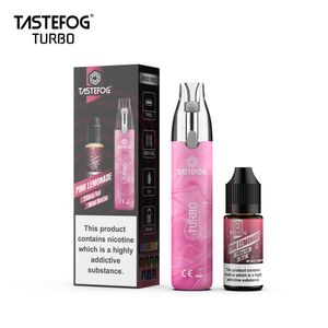 Nueva moda Tastefog Turbo 5000 Puffs LED Hookah Juice E Cigarrillo E Cig E Kits de Vape líquido