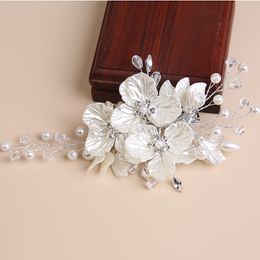 Nouvelle mode Vintage Wedding Bridal Crystal Rinestone Pearl Perle Hair Accessoires Band Bandon Couronne