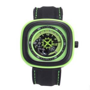 Nuevo reloj Festina Square Man, reloj de pulsera de gel de sílice con esfera grande, relojes deportivos de cuero de cuarzo, reloj informal de moda para estudiantes y mujeres 283H