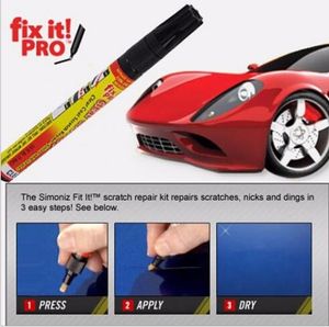 Nuevo Fix it PRO Car Coat Scratch Cover Remove Painting Pen Car Scratch Repair para Simoniz Clear Pens Embalaje para el cuidado del automóvil Envío gratis