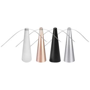 Nuevo Fly Fan Soft Blades Automático Flycatcher Food Protector Silencioso Manténgase alejado de las moscas USB para el hogar al aire libre Cocina Picnic Table LL