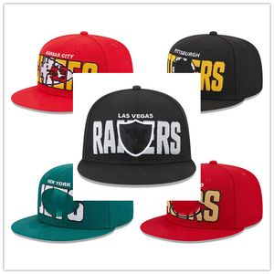 Nouveau Football 2023 Draft Snapback Chapeaux Team Color Cap Snapbacks Réglable Mix Match Order Toutes les casquettes Top Quality Hat
