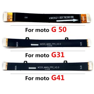 Nouveau pour Motorola Moto G31 G41 G51 G71 G50 G60 G42 G52 G62 G100 G 5G POWER MAIN FPC Affichage LCD Connecter le câble Flex de la planche