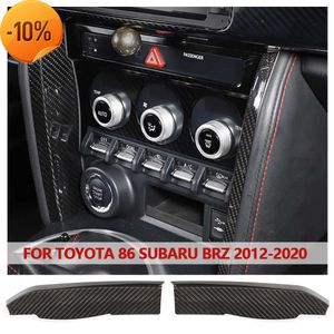 Nouveau pour Subaru BRZ Toyota 86 2012-2020 2 pièces Auto Center Console bande latérale panneau de changement de vitesse décor couverture garniture cadre voiture accessoires