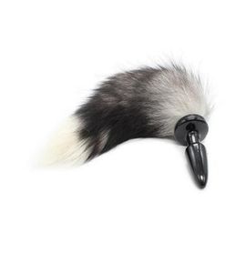 Nouveau Fox Tail Chrome Steel Butt Anal Plux Sexe Body Swing Tout Fun Adult Plot Roleplaying Toys Sex Toys for Couples SM Appliance9346498