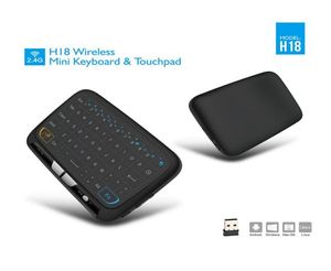 Nuevo teclado completamente táctil 24G teclado inalámbrico gran panel táctil Mini teclado para Android TV Box ordenador portátil PC tableta Raspb9548121