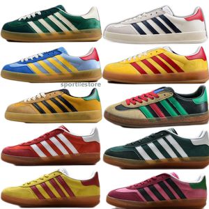 NEW Gazelle Vintage Casual Lovers Unisex Shoes Campus Pop Girl and Boy GAZELLE OG Flat Superstar black gray pink blue Casual Sneakers