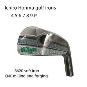 Nouveaux fers de golf Ichiro Honma Hollow Silver Golf Irons Golden 7PCS 456789PSELET OU GRAPHITE GOLF Clubs