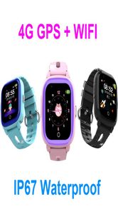 Nouveau GPS Children Smart Watch DF76 Écran tactile imperméable pour enfants SIM SIM CARD SOS CALL Baby Kids Wristwatch8542329