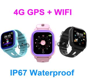 Nouveau GPS Children Smart Watch DF76 Écran tactile imperméable pour enfants SIM SIM CARD SOS CALL Baby Kids Wristwatch7928519