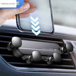 New Gravity Car Phone Holder Air Vent Clip Mount Mobile Cell Phone Stand In Car GPS Support For iPhone 13 12 Pro Xiaomi Samsung