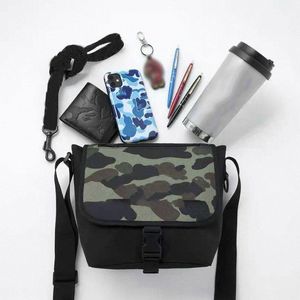 Nouveau vert camouflage lettre imprimé sac de messager casual mailman sac patchwork couleur loisirs magazine sac mode 2023 M3Ky #