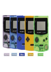 Nueva máquina de juegos de mano GB Boy Color Color Consola de juego Handheld Game 27 Game Jugador con 66 Juegos Builtin Retail 2825226