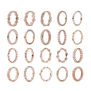 Nuevos anillos de dedo finos de Plata de Ley 925 de alta calidad, anillos redondos de fiesta, regalos de joyería para mujer