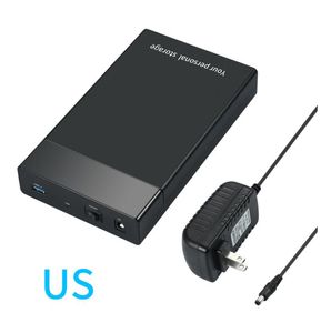 New High Speed 2.5Inch/3.5Inch USB3.0 SATA 1153E Hard Disk Drive Box External HDD Enclosure Case with Power Adapter Accessories