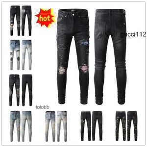 Nouveaux trous amis Luxury Denim amar COOLGUY miri Arrivées Hommes amari Man Designer amirirlies Jeans Pantalons Vêtements Pantalons Jean AM Biker AMEM 2024 #043 MSTA